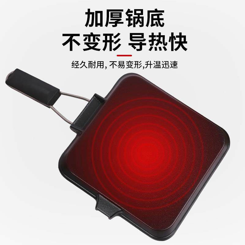 敬辉铸铁煎锅牛排锅生铁锅煎盘商用出口铸铁锅电磁炉厂家24cm