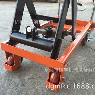 油压手推升降液压平台车厂家直销升降移动台车脚踩模具升降pt500b