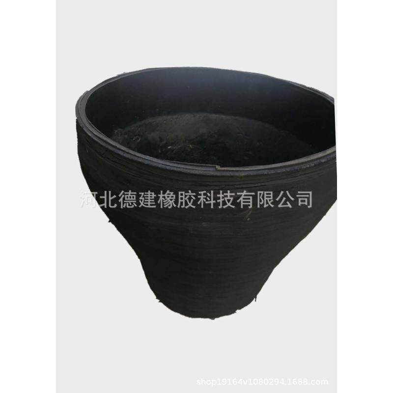 长期供应各种型号大口径胶套 变径胶管 变径硅胶下料袋