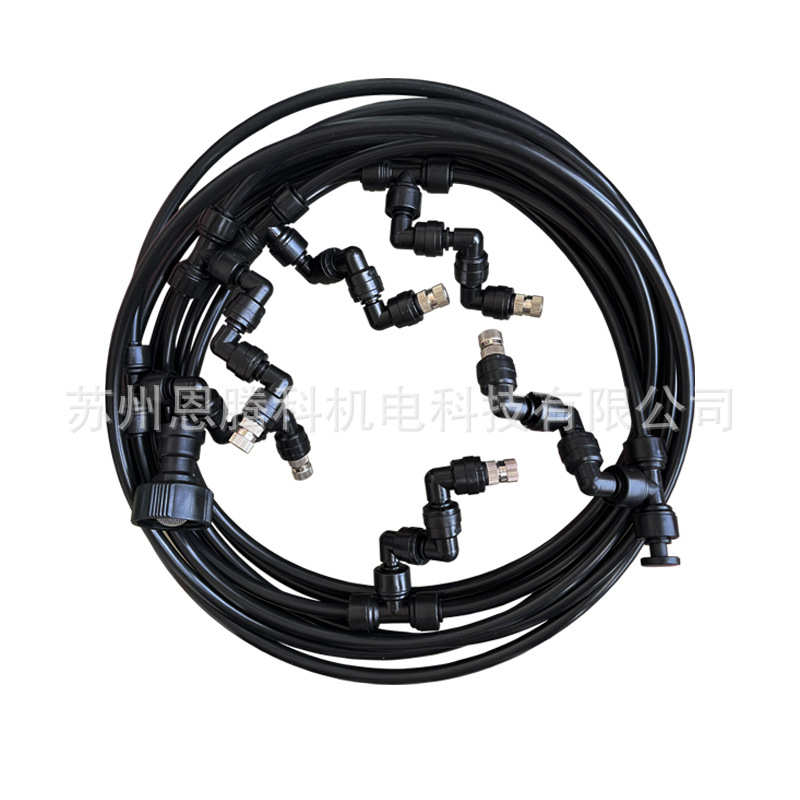 万向头套插喷雾快降温低压组合加湿 旋转系统雾化爬行动物 缸装