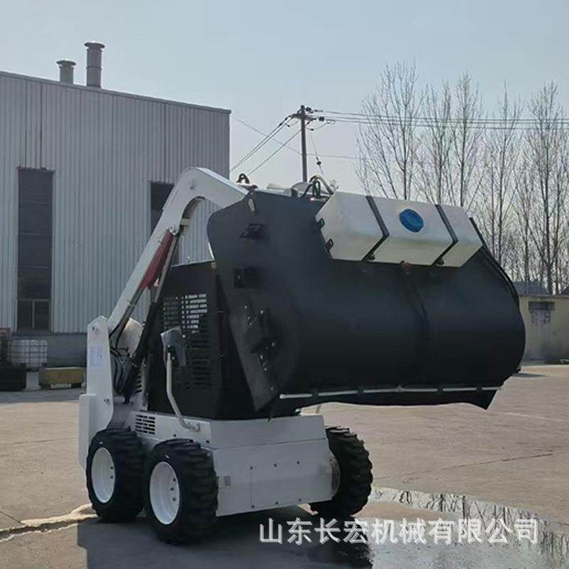 JC45型轮式滑移装载机建筑工程液压柴油多功能铲车装载机四驱铲车