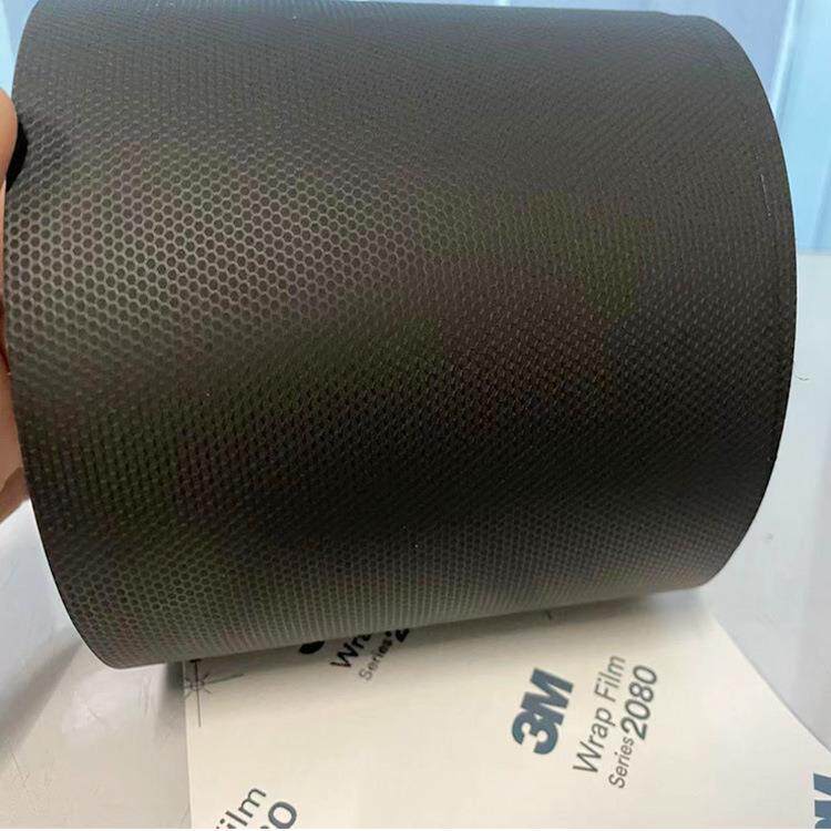 3M2080汽车改色膜碳纤维车贴 相机贴膜 3M2080MX-12蜂窝六边形
