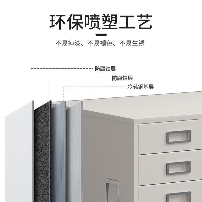 文柜档案柜0加号1号柜抽屉柜底图柜件工HY-DTG程资料图纸钢制收纳