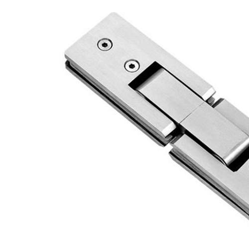 钢玻化璃浴室门YD-Y113链304不锈铰钢方形长夹180°浴配室玻璃夹