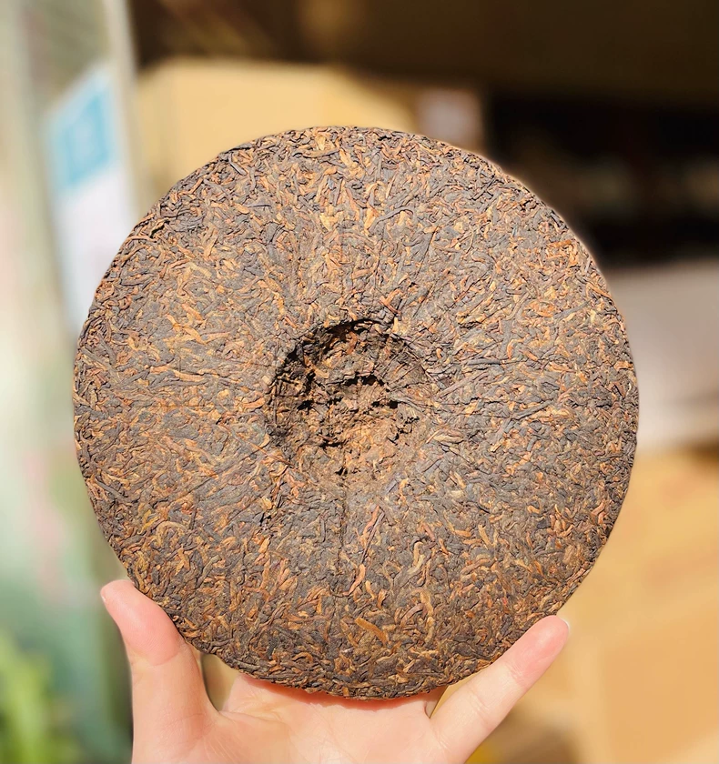 雲南班章大樹普洱茶/熟茶宮廷典藏品雲南猛海七子餅茶357克 普洱茶 BUASHOP普洱老茶