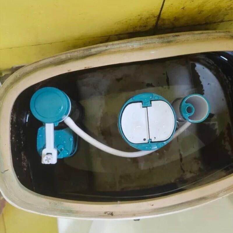 冲水箱套装上水阀出水进水阀座便器抽水马桶连身老式配件通用两件