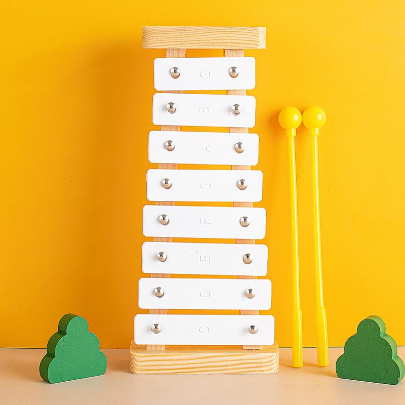 正品儿童早教启智手敲打琴弹宝小宝音乐打击击玩具琴木琴敲击八音