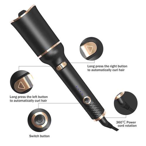 Auto Rotating Ceramic Hair Curler Automatic Curling Iron Sty