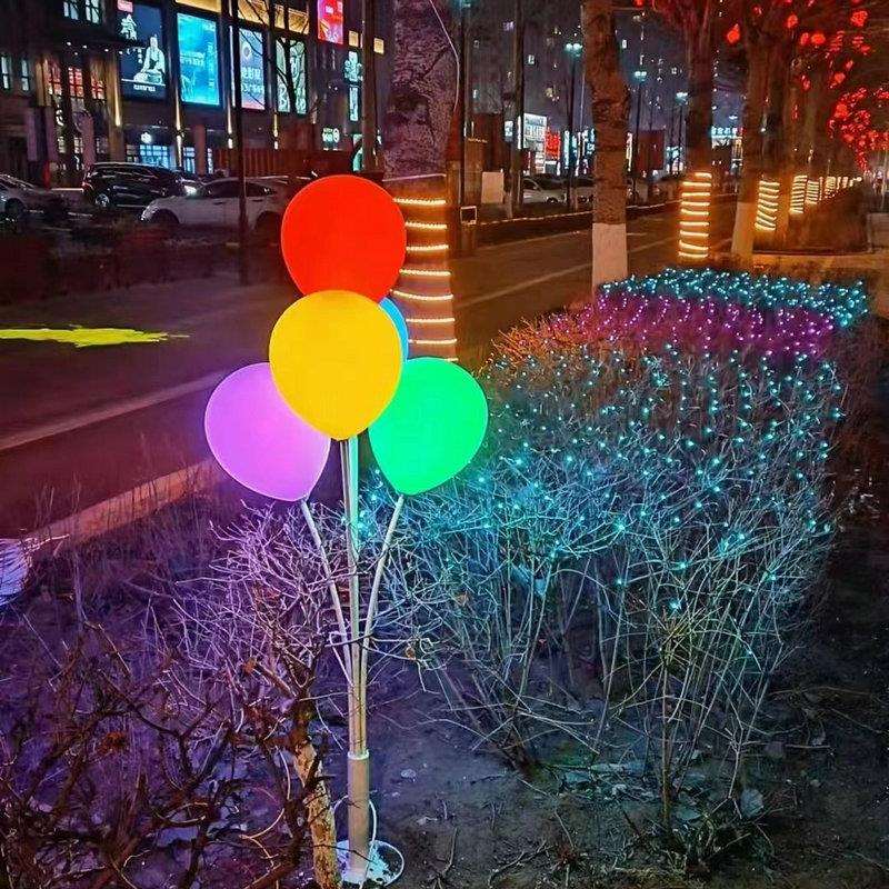 气球景观灯插地灯 LED户外草坪装饰灯 LED气球灯可接夜景设计