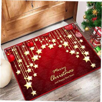 Christmas carpet household door living room bedroom carpet 1