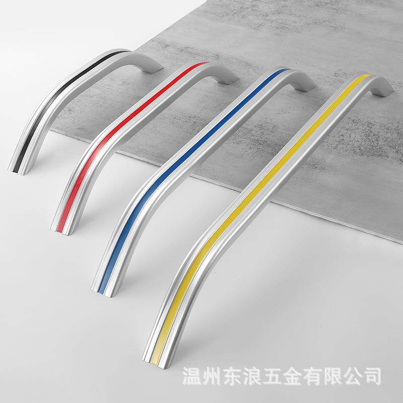 新款直销铝合金弧形大拉手数控加工车床握把推拉门扶手工业设备门