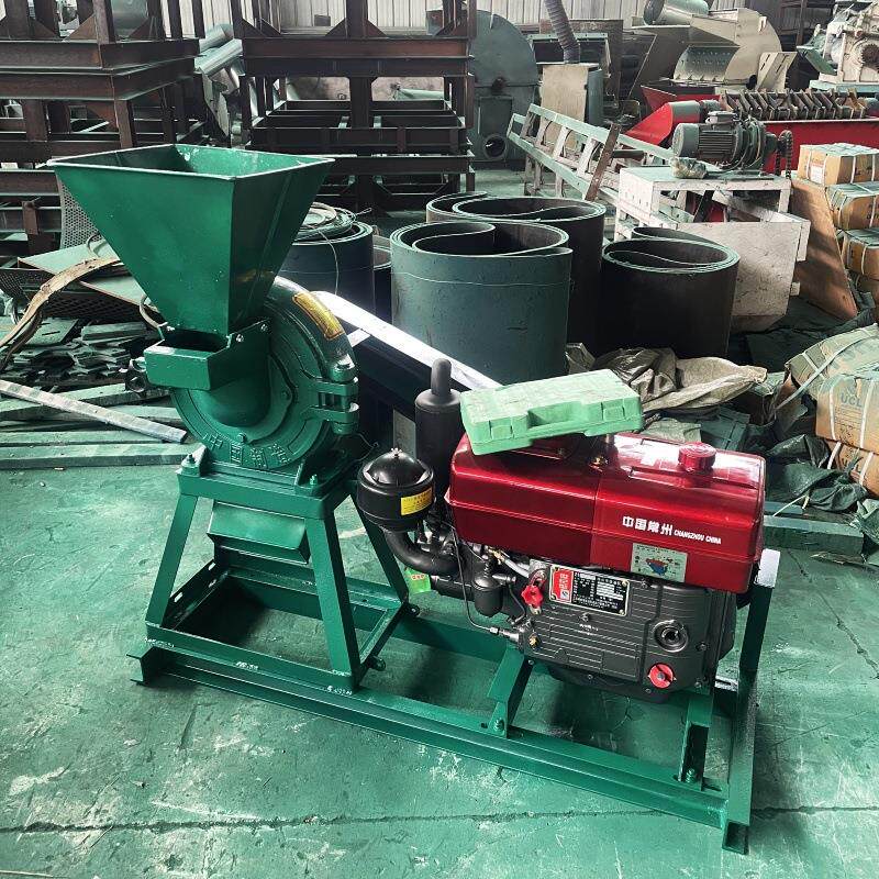 喀麦隆玉米面粉碎机多款式齿盘木薯干粉碎机白糖红糖粉碎机
