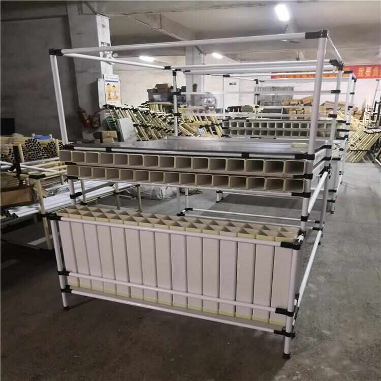 珠海 湛江厂家供应精益管线棒线束架 钢塑复合管挂线架非标