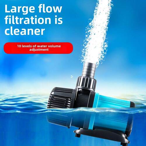 鱼缸创宁水泵超静音鱼池潜水泵底吸水泵水陆两栖循环水泵变频水泵