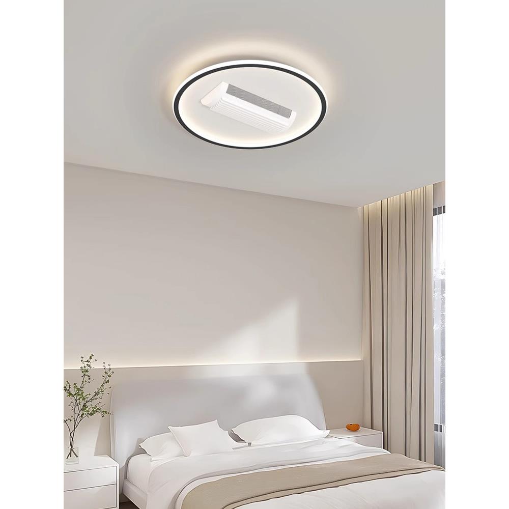 02tb-829844款客厅吸2顶灯新现代简约扇智能无叶风扇灯电灯具组合