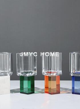 奢简约方形间迷你轻花瓶摆件AZS酒店卫生床头厅柜餐摆放艺术品插