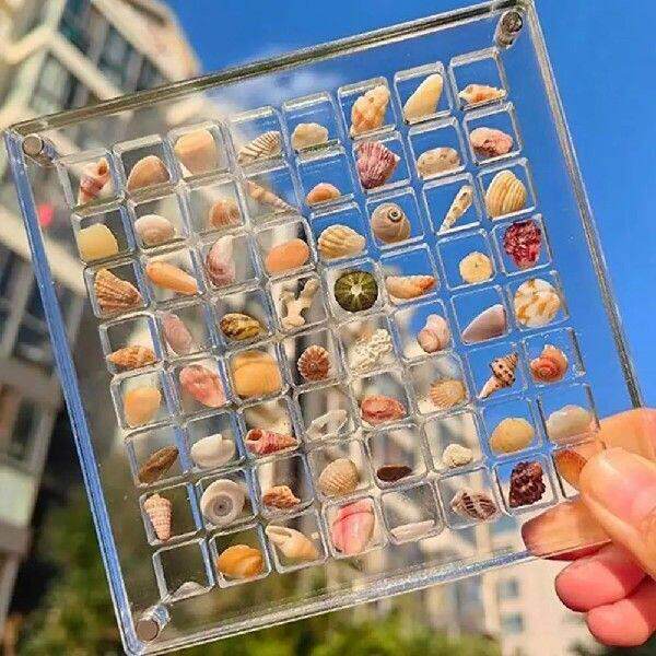 Nail Display Box Portable Storage Box Transparent Nail