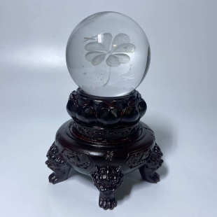 水晶球底座树脂香炉大号球座 球型收纳置物架 办公室客厅装饰摆件