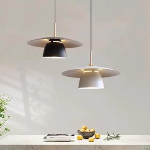 复古工业风吊灯简约吧台餐厅灯丹麦灯具设计师风格 岛台飞碟吊灯具