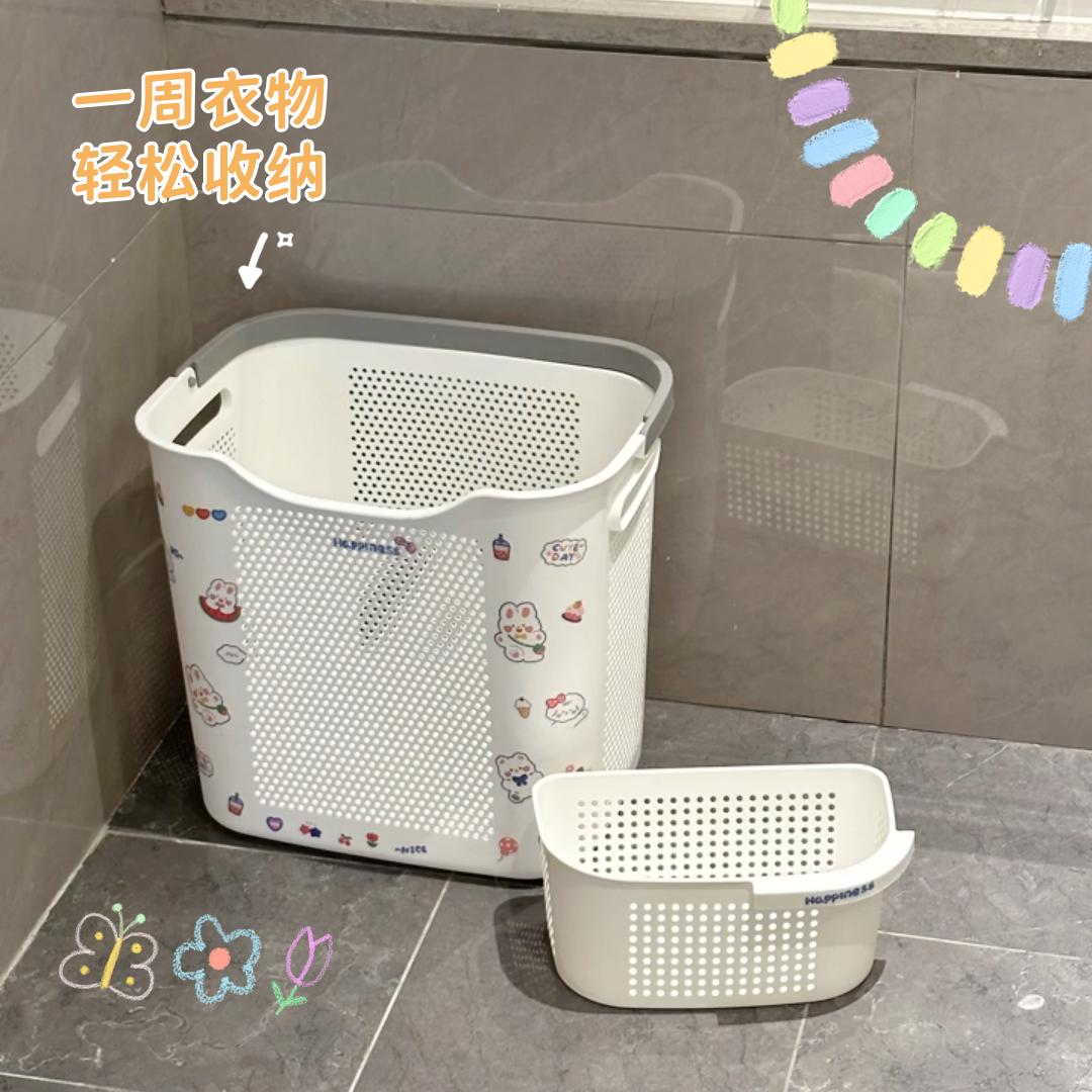 洗衣篮家用脏衣篓大容量浴室洗澡放衣神器网红款卫生间衣服收纳筐