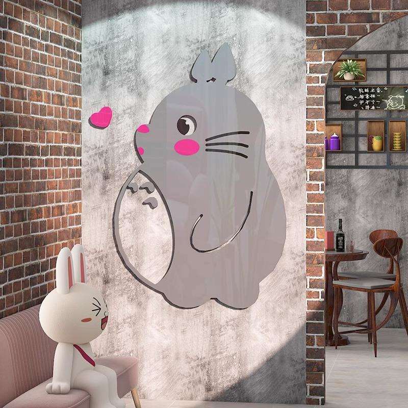 可爱装饰墙贴咖啡奶茶店墙面壁装饰贴画3D立体装饰墙贴壁纸