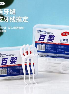 Super Fine Dental Floss Picks Family Pack, Disposable Toothp