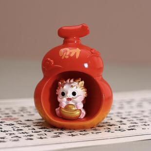 八方来财貔貅摆件招财葫芦电脑桌面办公室玄关装饰高端大气上档次