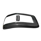 适用15 汉兰达扶手箱保护套中央储物盒盖板免拆碳纤纹桃木纹 21款