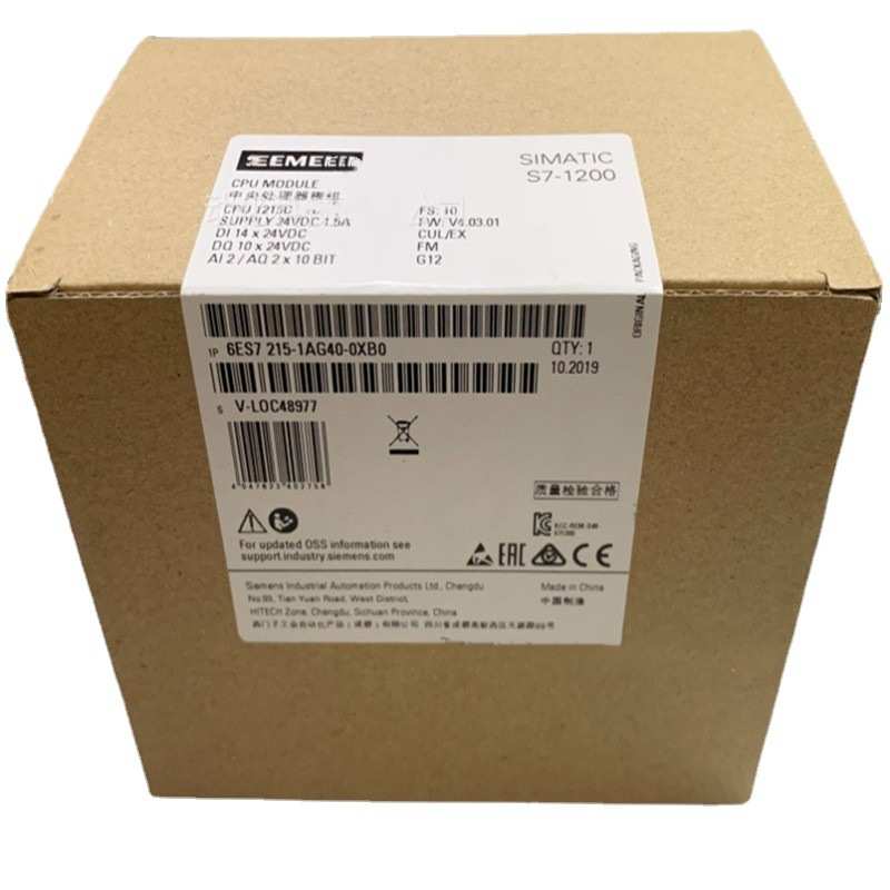 6ES7215-1AG40-0XB0西/门子1215C CPU 6ES7 215-1AG40-0XB0/OXBO