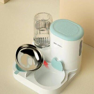Feeder And Water Dispenser Set Food Feeder Water Dispenser