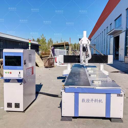 数控雕刻机四工序开料机全自动家具橱柜门板下料机木工机械设备