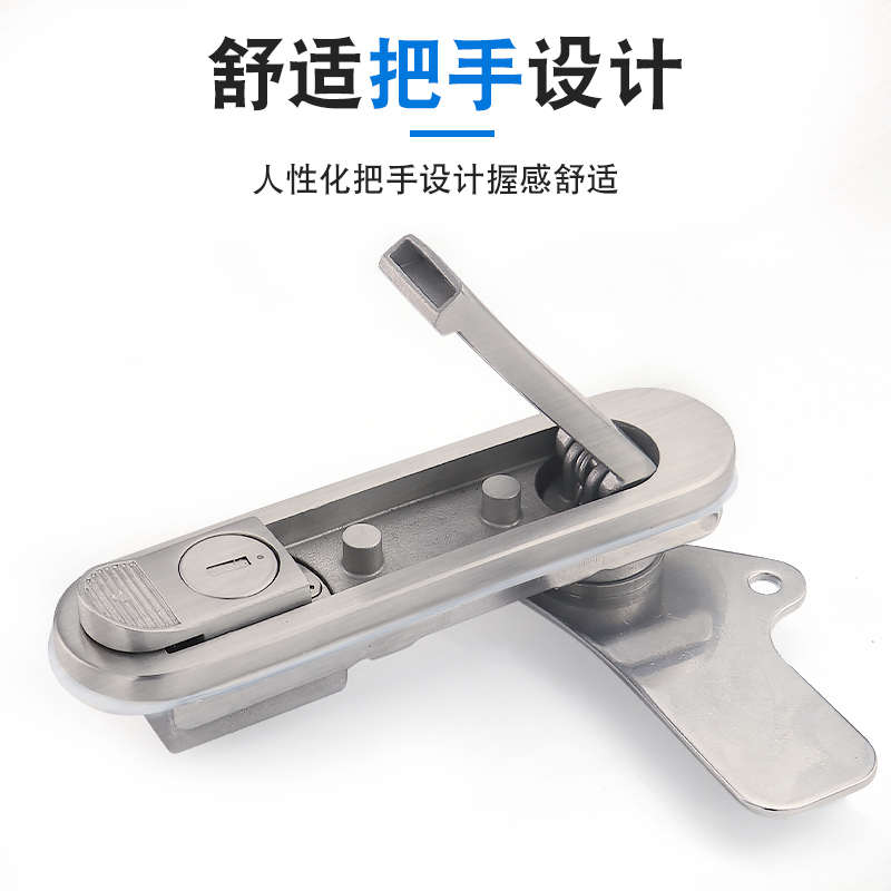 汤科不锈钢配电柜锁TK303/302平面锁配电箱威图柜控制柜弹跳门锁