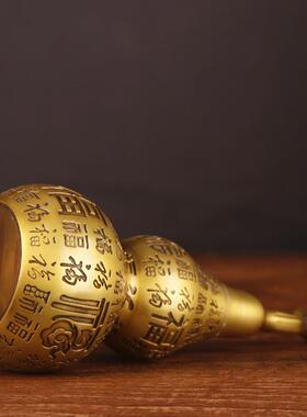 杨铜记 铜葫芦 福字葫芦 铜百福葫芦 家居办公室 铜葫芦摆件