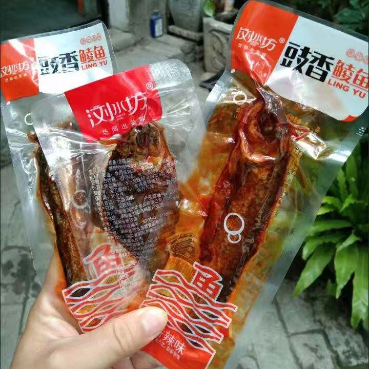 新货浏水坊浏水鱼刁子鱼手撕鲫鱼零食小吃即食香辣鱼仔辣鱼干湖南