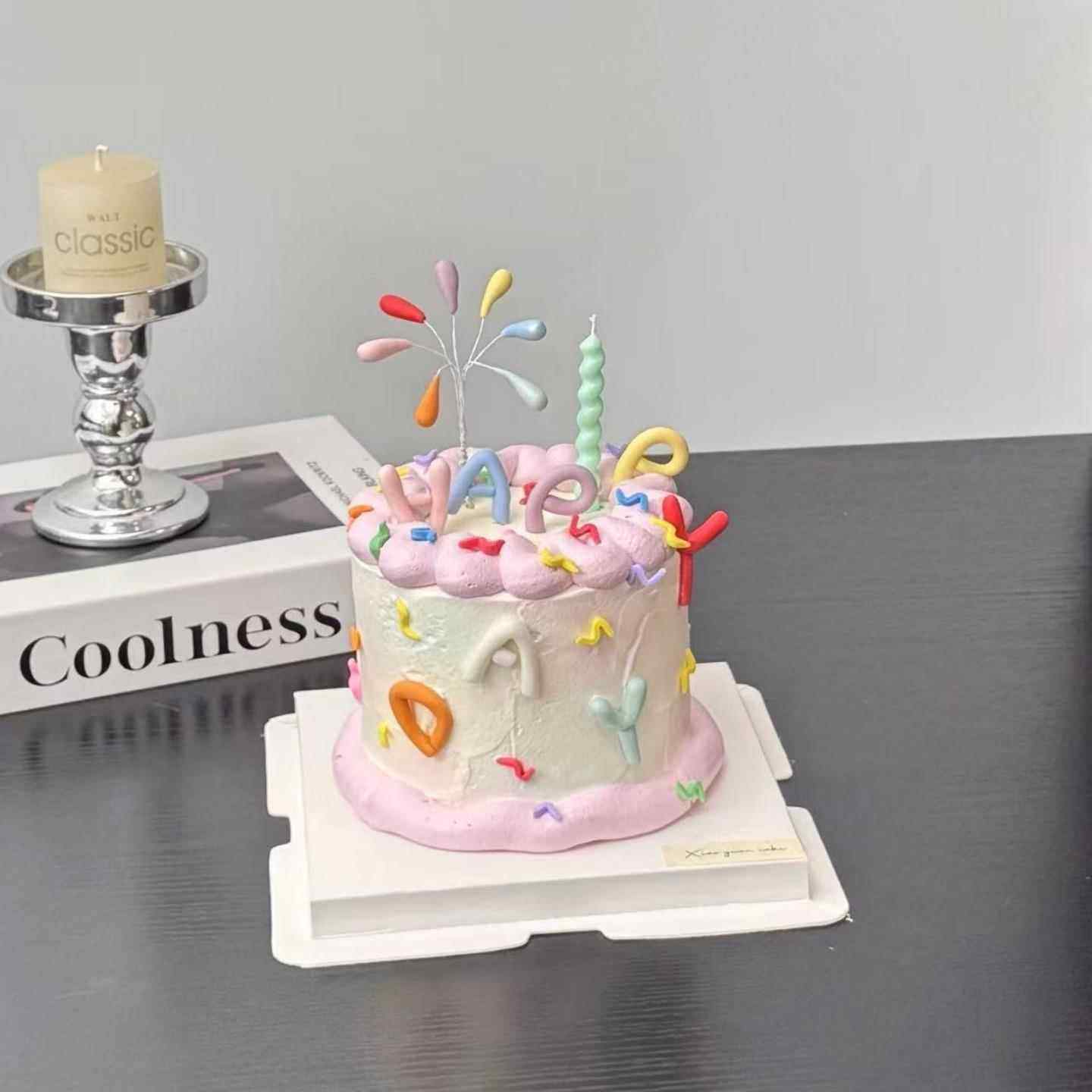 彩色礼花蛋糕装饰软胶生日happy英文字母儿童生日派对甜品烘焙,节庆用品/礼品,节日装扮用品,淘宝优惠券,粉丝福利购,淘宝优惠卷