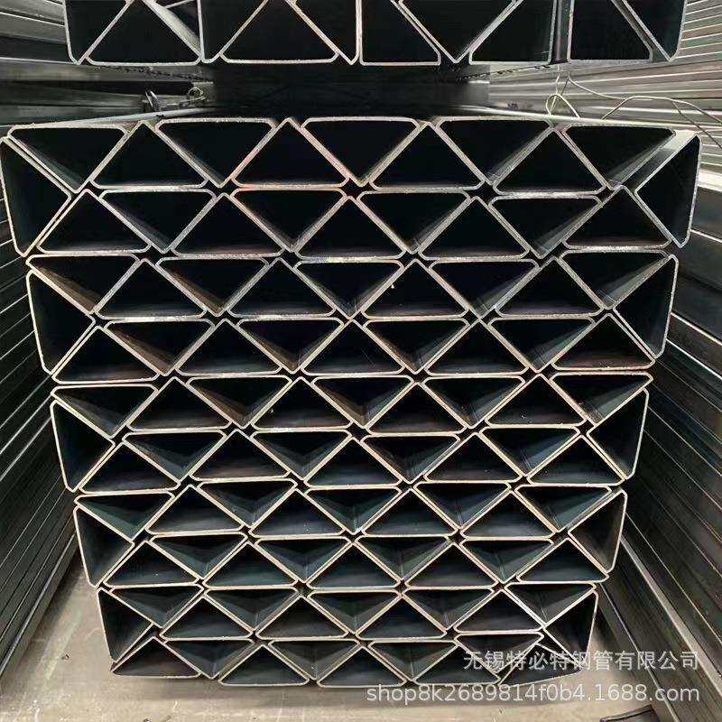 无锡焊管厂家 三角形焊管55*55*75现货 Q195三角铁管 异型家具管