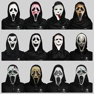 Ghostface Halloween Party Screaming Mask鬼脸面具头套 Death