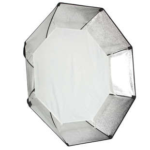 金鹰120cm八角圆形专业柔光箱柔光罩子摄影闪光灯顶灯罩摄影灯箱