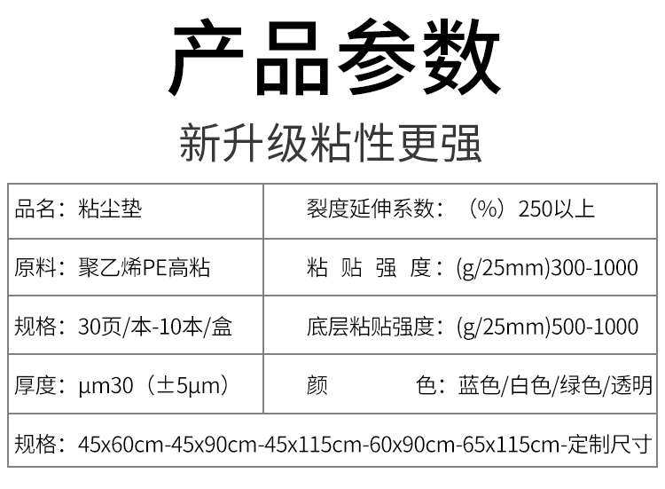 товар из китая 粘尘垫可撕式鞋底粘尘地垫车间脚踏蓝色洁净无尘室除尘垫60*90cm