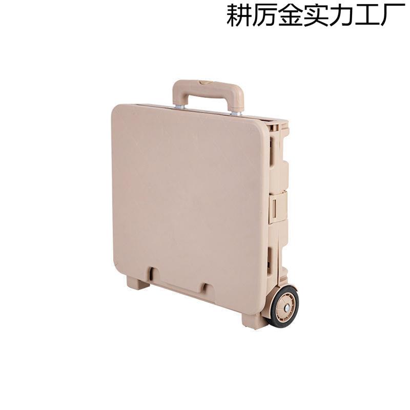 买菜小拉车超市购物小推车折叠款网红家用拿取快递手推车摆摊神器