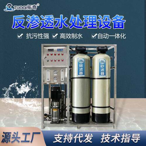 双级反渗透水处理纯净水工业设备电子去离子水过滤器超纯水工业级