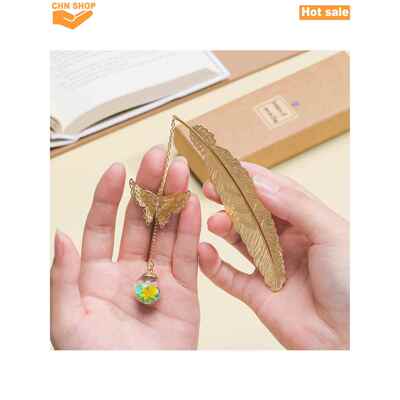 Metal feather bookmark Gifts for teacher lady Gift Christmas