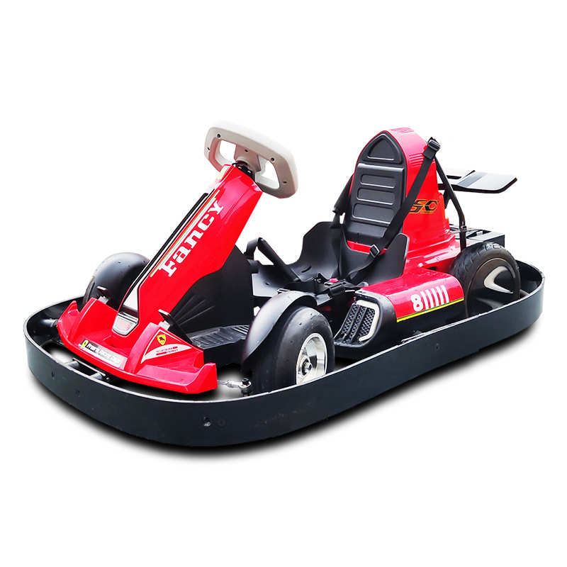 儿童四轮电动漂移车卡丁车可坐成人赛车室内户外娱乐游乐场设备