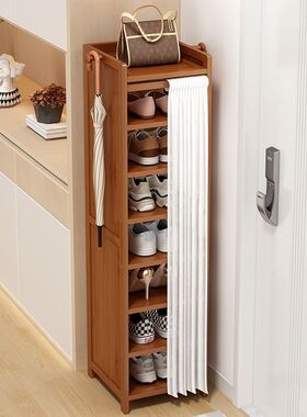 鞋架小型窄小多层门口进门落地鞋柜走廊入户简约用鞋架子大容量