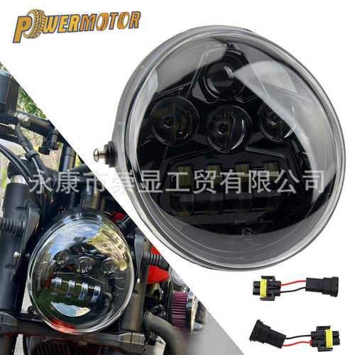 适用哈雷VRXSE V-Rod/V-Rod Muscle摩托车改装件前大灯威路德大灯
