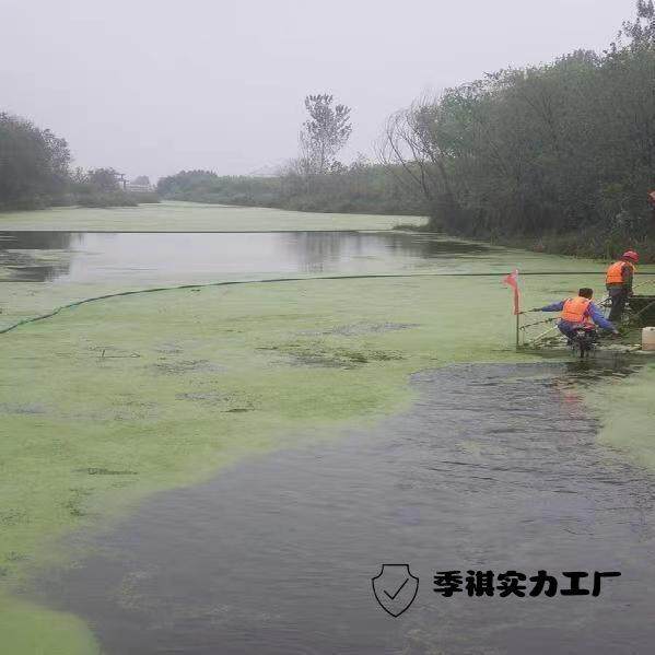 拦污浮筒河水面拦网青苔拦网浮萍清理捞青苔网捞草新款一整套