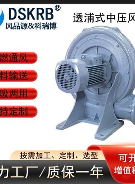 CX-150A 4KW透浦式中压风机 燃烧送风中压鼓风机 吸蒸气循环风机