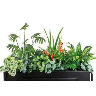 合商业街店铺室YS0822仿内外真假花绿萝绿植绢花组花槽插隔花断花