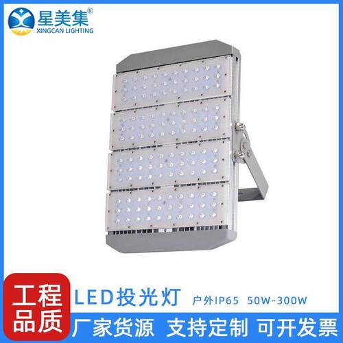 LED模组隧道灯100w150w200w300W户外球场广场照明道路高杆投光灯
