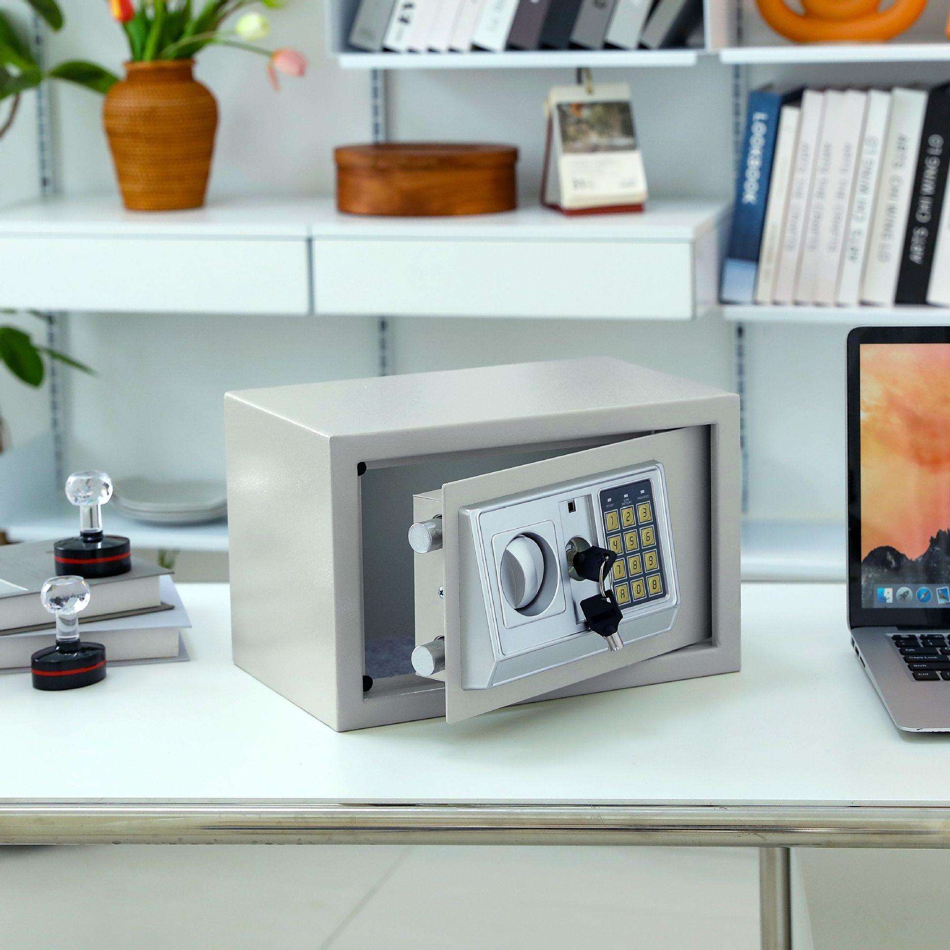 保险柜办公密码全钢防盗保管箱卧室床头柜嵌入密码锁迷你家用